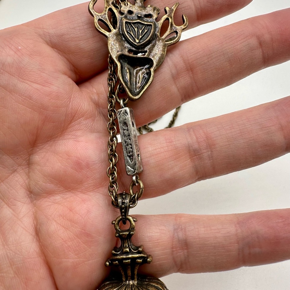 Elegant Black and Gold Deer Pendant Necklace by Lucky Brand - Picture 7 of 7